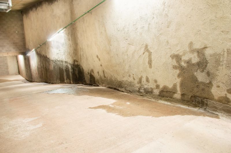 Basement Wall Leak Repair