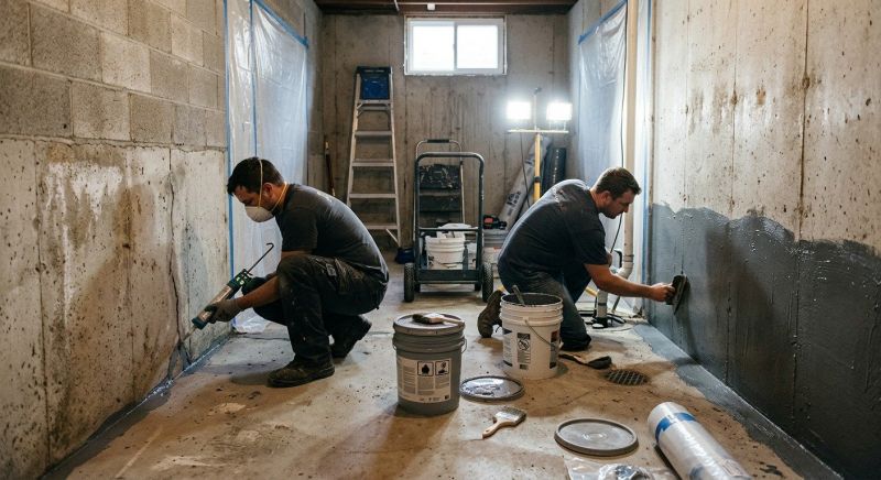 Basement Walls Waterproofing in Grand Rapids, MI