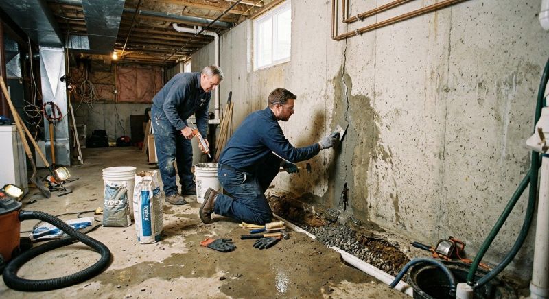 Basement Seepage Repair in Grand Rapids, MI